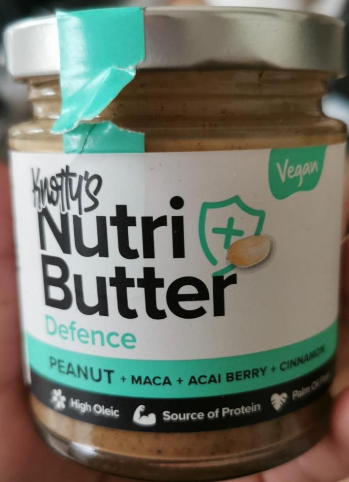 Fotografie - Nutri Butter Defence Peanut Maca, Acai Berry and Cinnamon Knotty's
