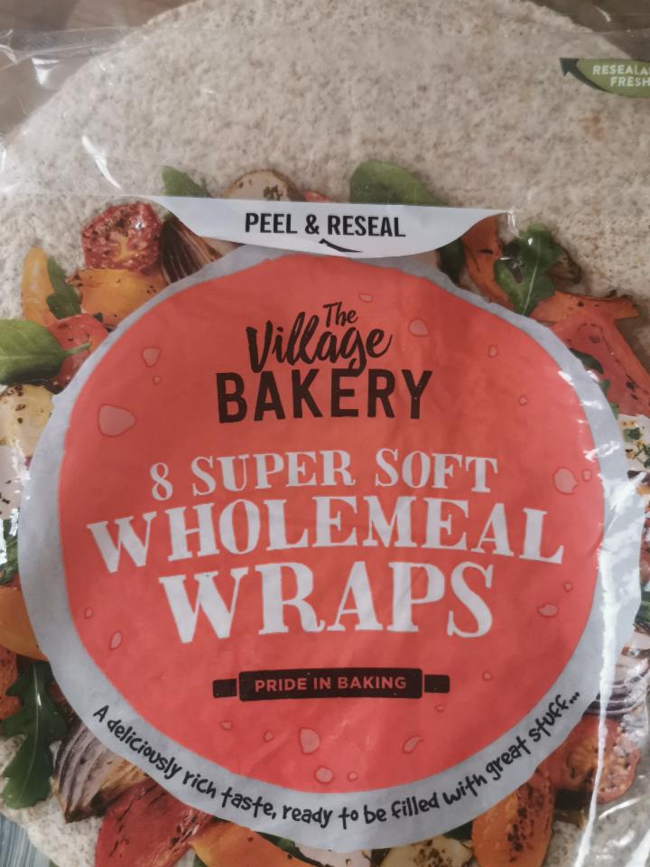 Fotografie - 8 Supersoft wholemeal wraps The Village Bakery