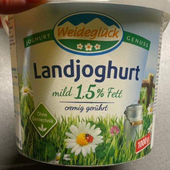 Fotografie - Landjoghurt mild 1,5% Fett Weideglück