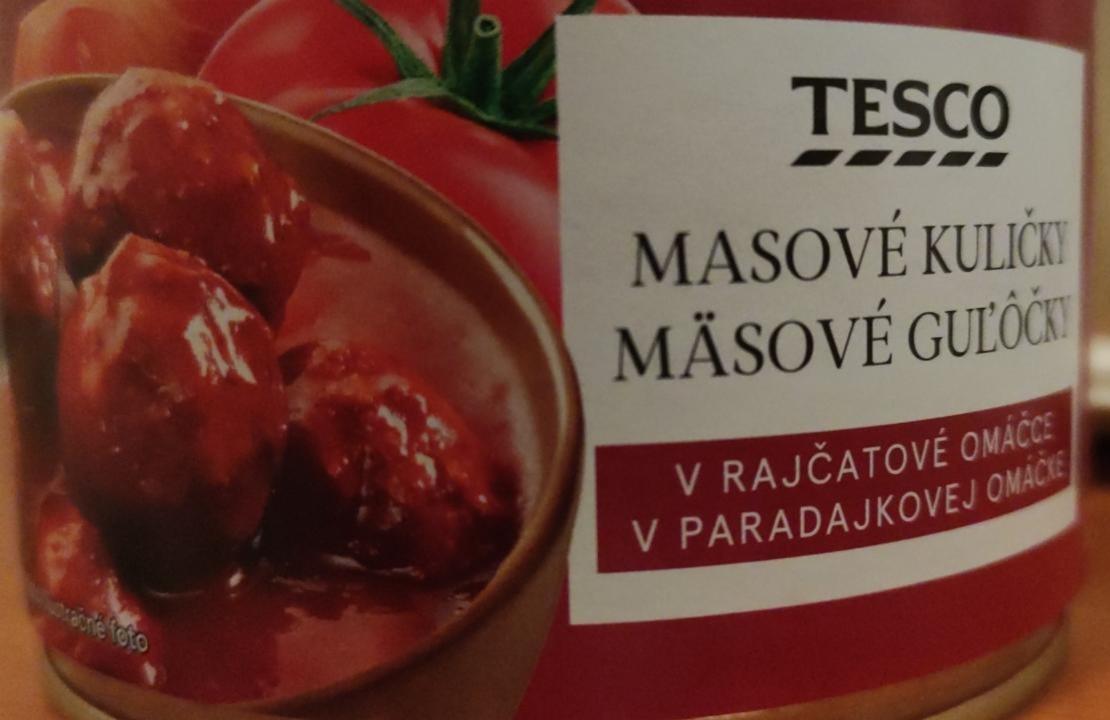 Fotografie - Masové kuličky v rajčatové omáčce Tesco