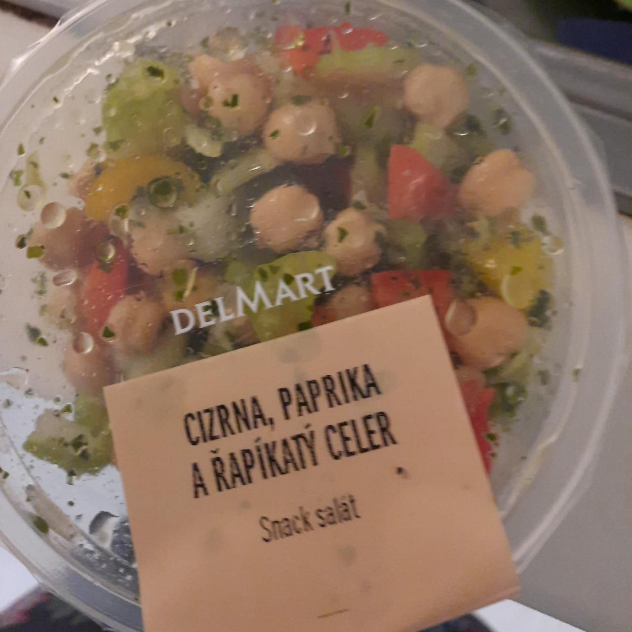 Fotografie - Cizrna, paprika a řapíkatý celer Snack salát Delmart