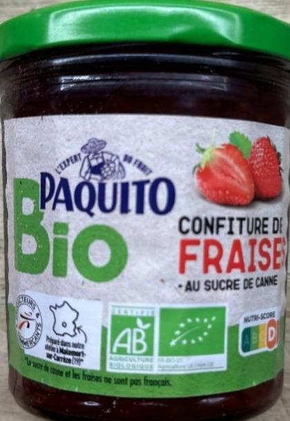 Fotografie - Bio confiture de fraise au sucre de canne Paquito