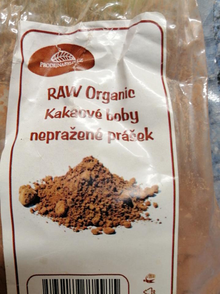 Fotografie - Raw Organic Kakaové boby nepražené prášek ProdejnaBylin.cz