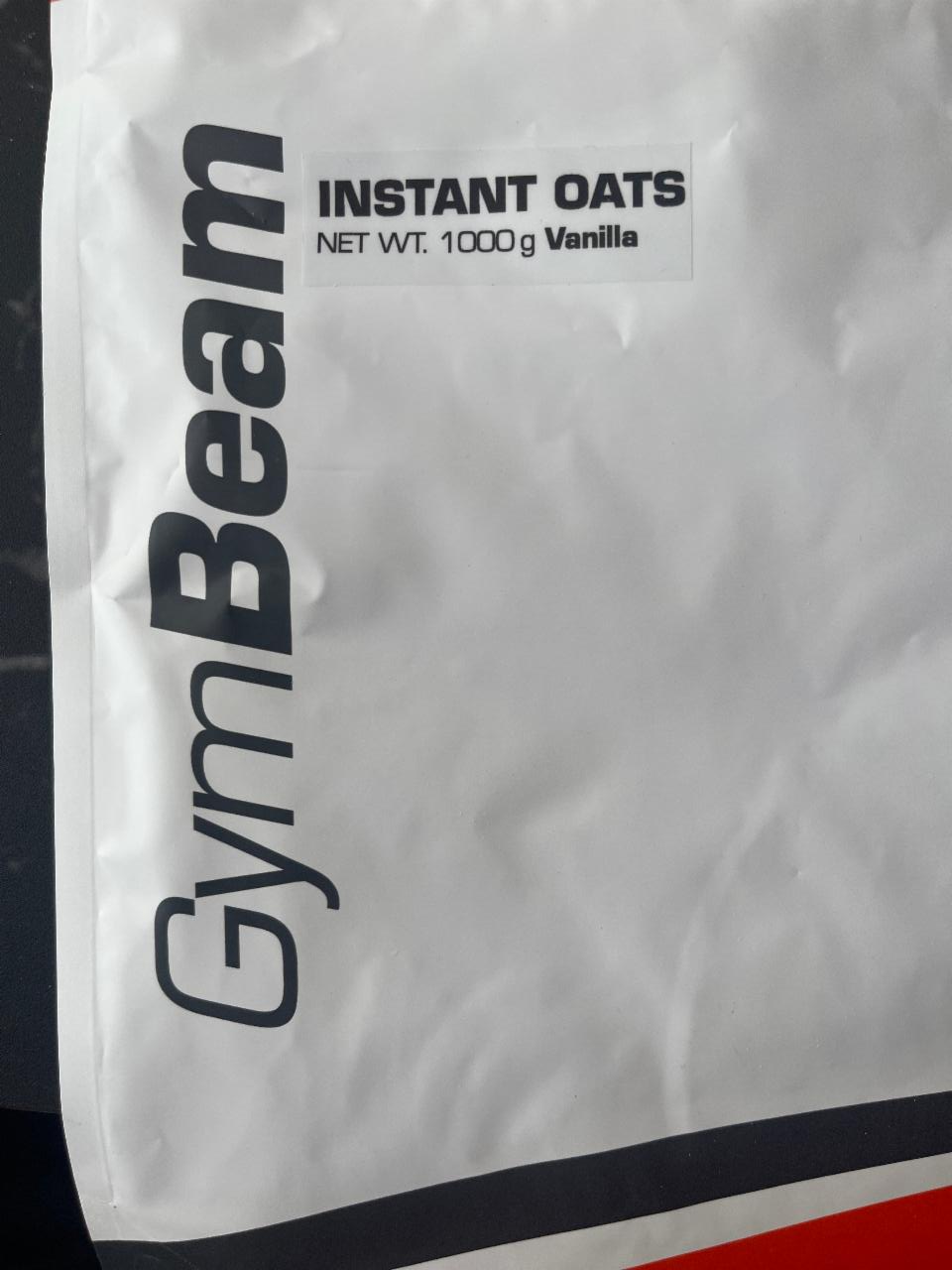 Fotografie - Instant oats Vanilla GymBeam
