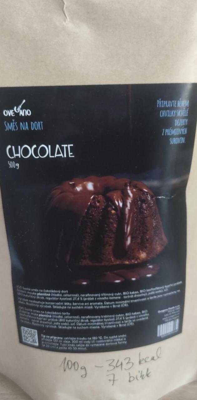 Fotografie - Směs na dort čokoláda Ovegano