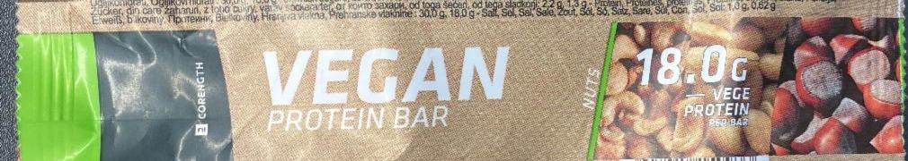 Fotografie - Vegan Protein Bar Nuts Decathlon