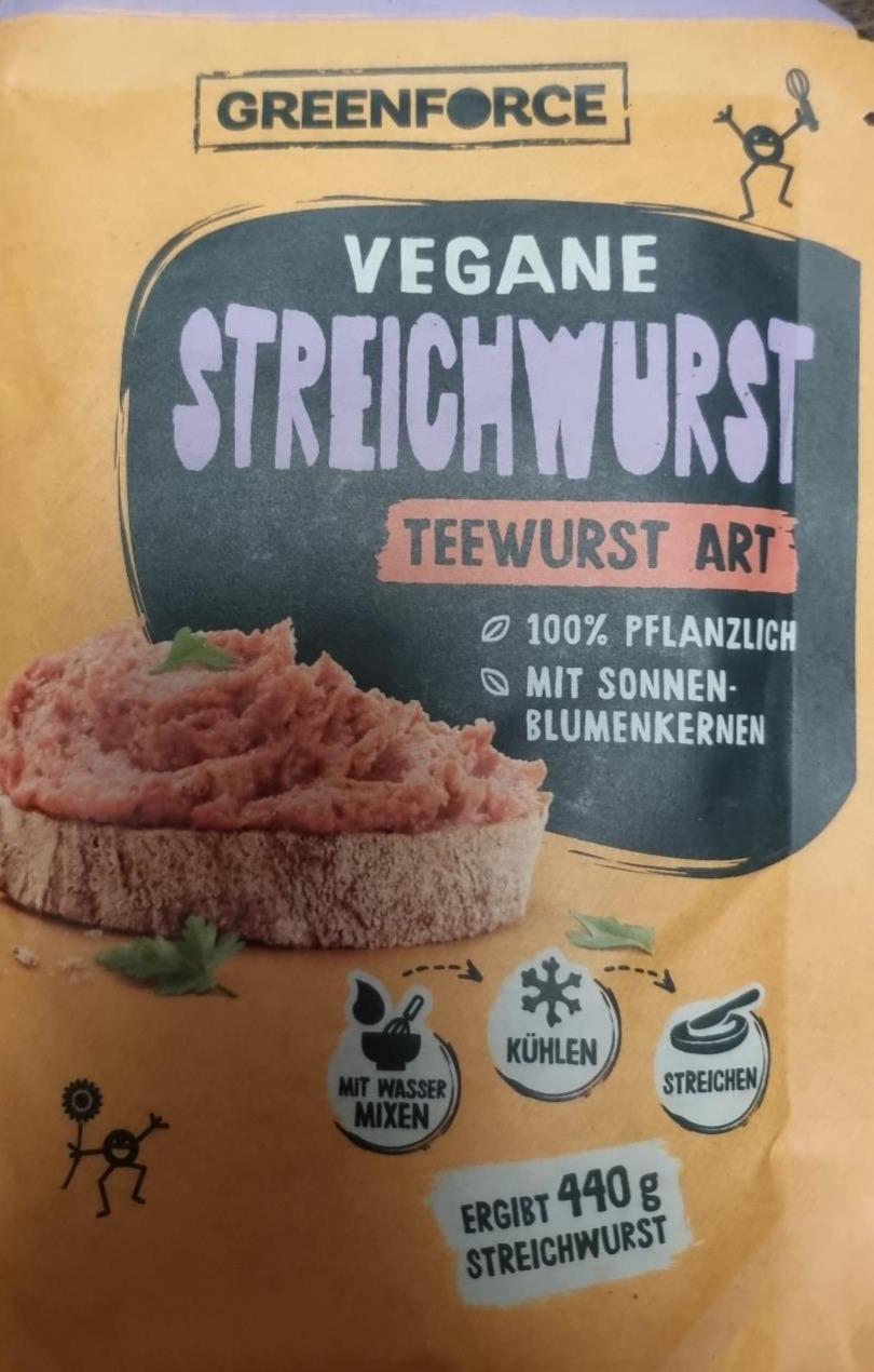 Fotografie - Streichwurst Teewurst Artn Greenforce