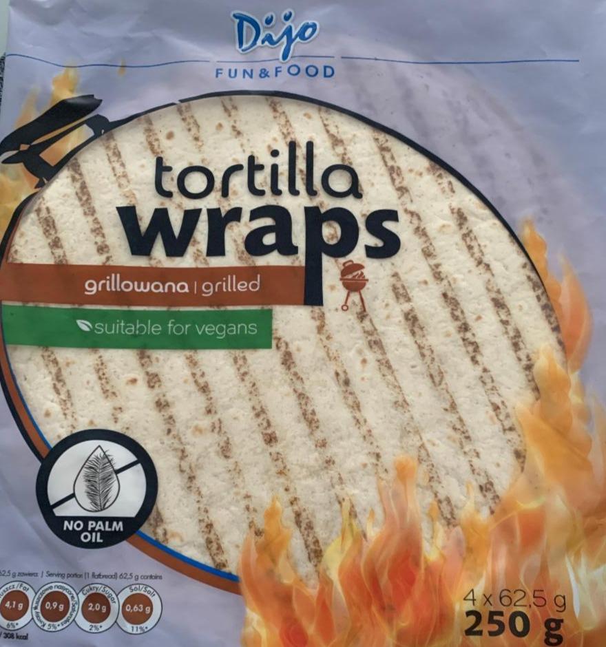 Fotografie - Tortilla wraps grilled Dijo