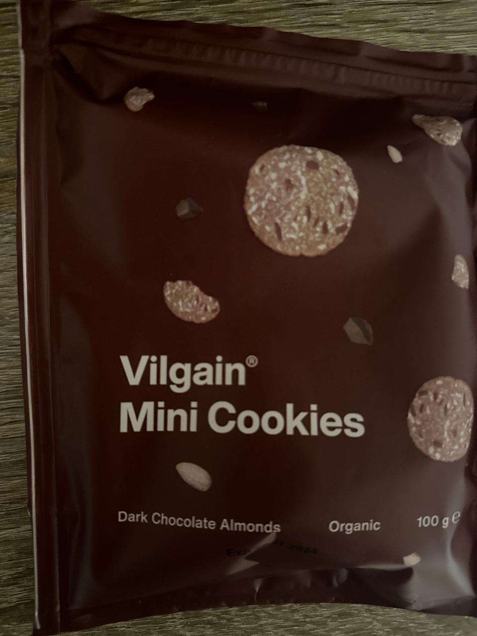 Fotografie - Mini Cookie Dark Chocolate Almonds Organic Vilgain