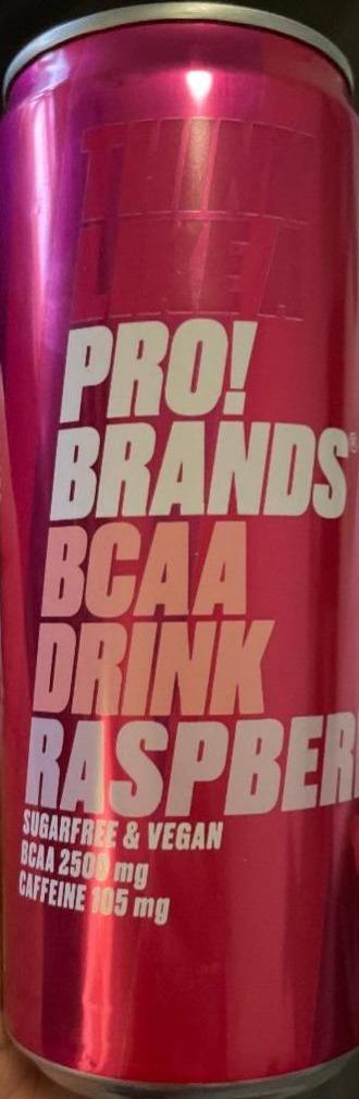 Fotografie - Bcaa drink raspberry Pro!brands