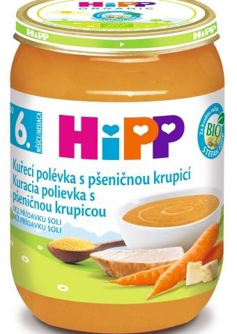 Fotografie - BIO Kuřecí polévka s pšeničnou krupicí HiPP
