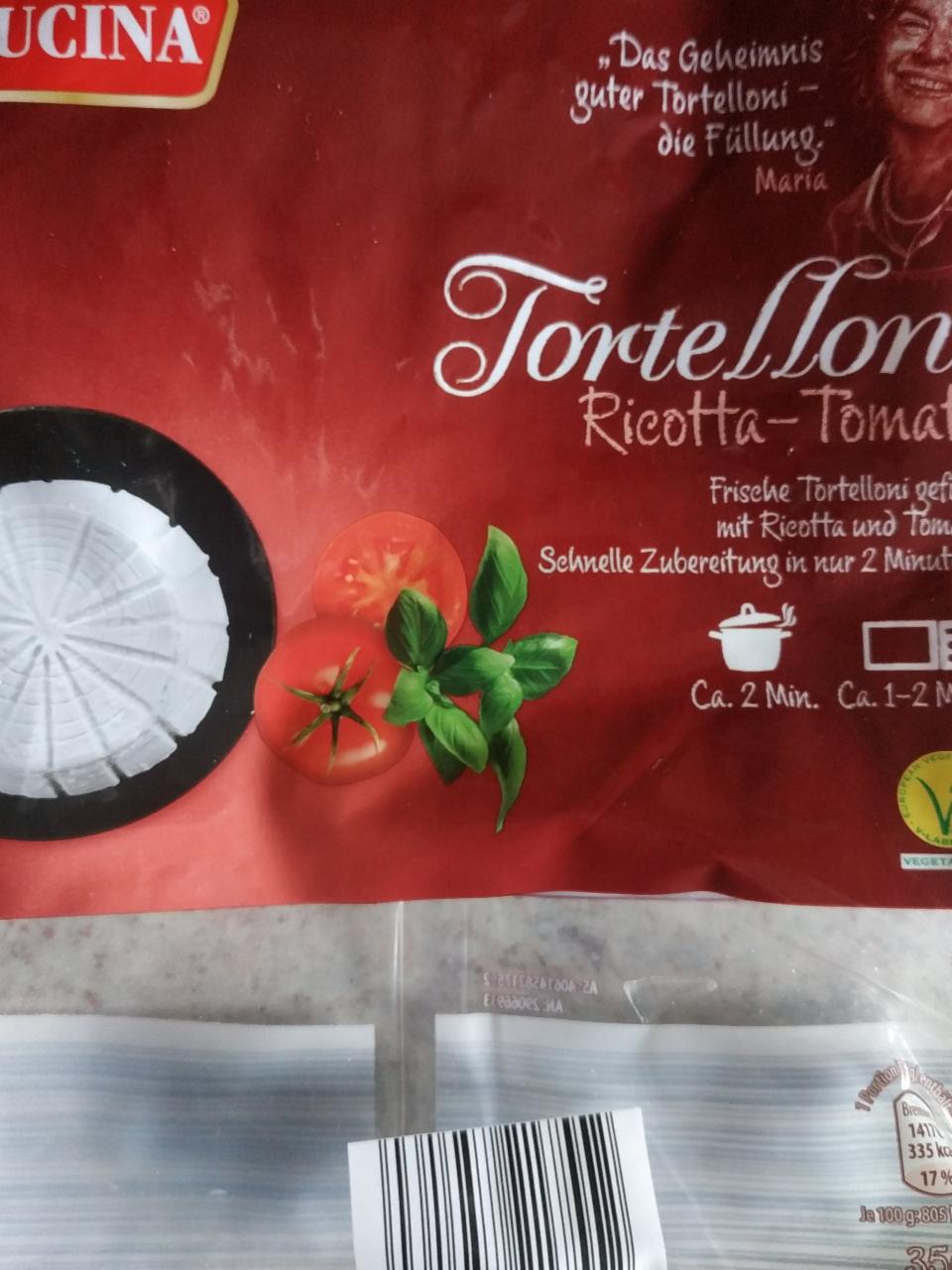 Fotografie - Tortelloni Ricotta-tomate Cucina