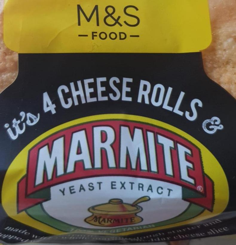 Fotografie - Marmite cheese rolls Marks & Spencer
