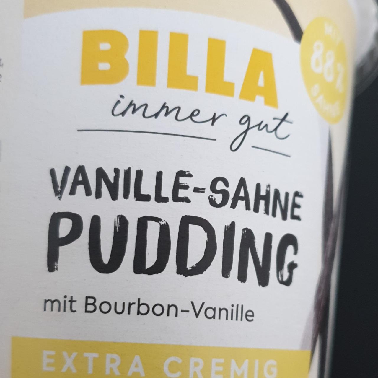 Fotografie - Vanilkový puding vanille Sahne puding Billa
