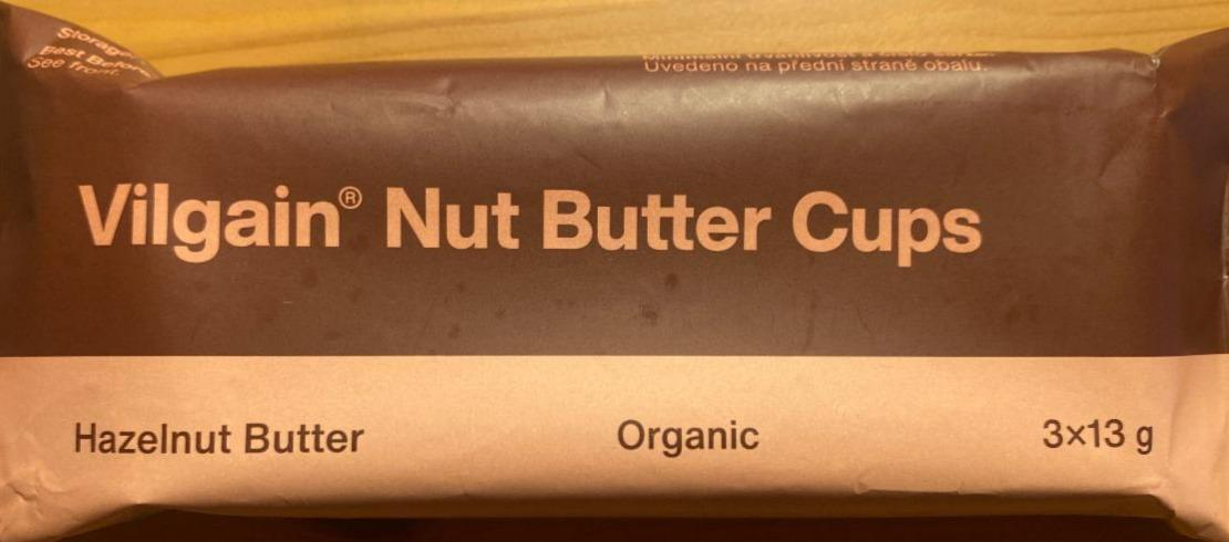Fotografie - Nut Butter Cups Hazelnut Butter Vilgain