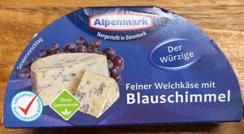 Fotografie - Feiner Weichkäse mit Blauschimmel Alpenmark