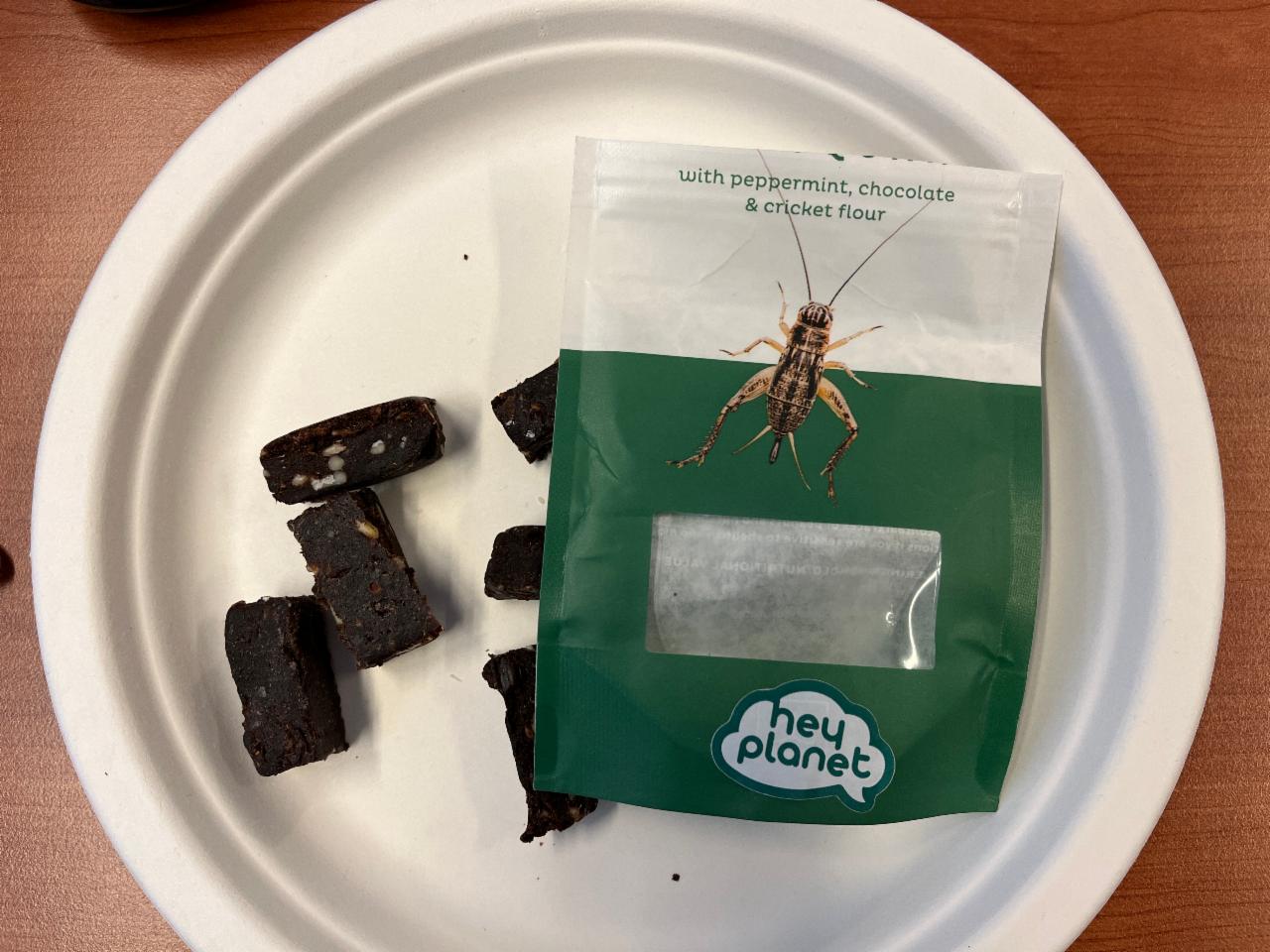 Fotografie - Chocolate Dare Squares Peppermint & Crickets hey planet