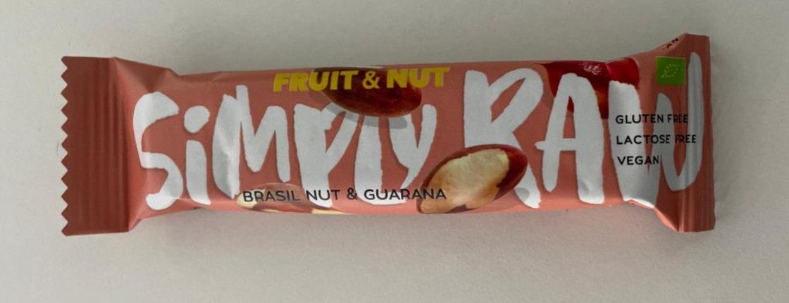 Fotografie - Bio Simply Raw Brasil Nut & Guarana Fruit & Nut