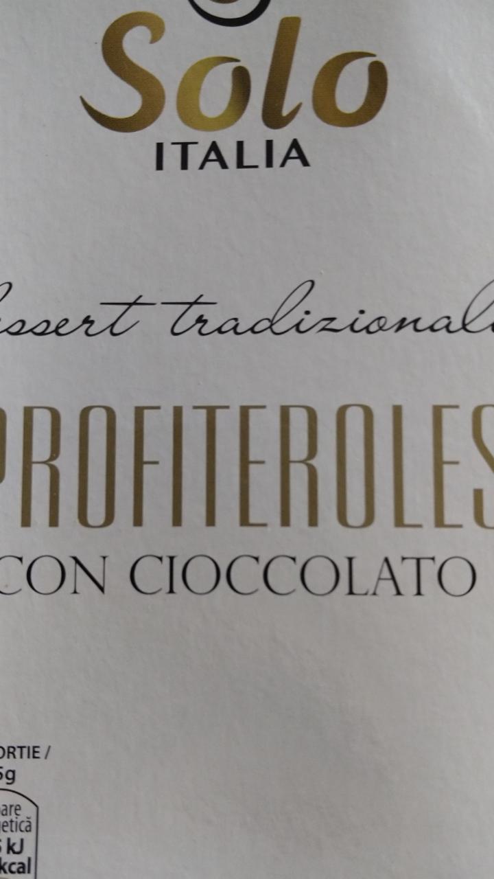 Fotografie - Profiteroles Cioccolato Solo Italia