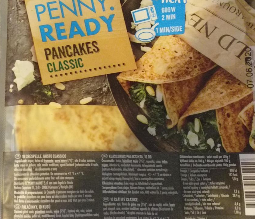 Fotografie - pancakes classic palačinka Penny
