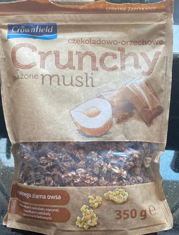 Fotografie - Crunchy prażone musli czekoladowo-orzechowe Crownfield