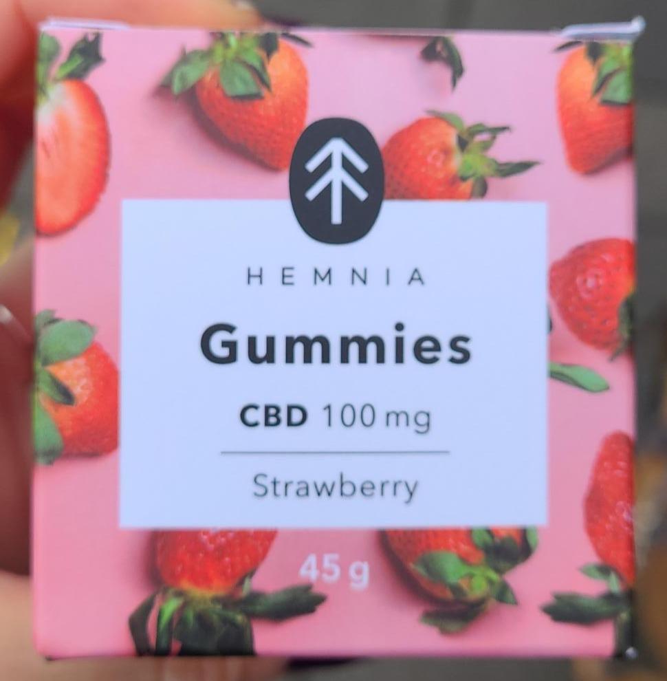 Fotografie - CBD Gummies Strawberry Hemnia