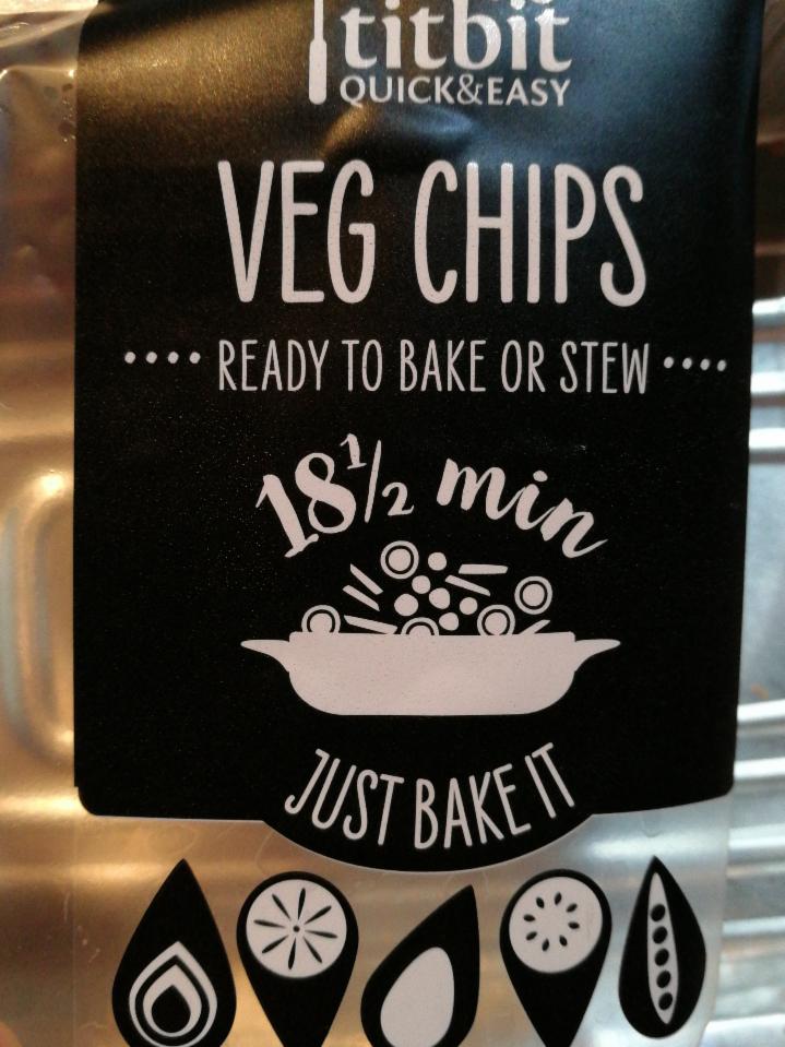 Fotografie - Ready to Bake Veg Chips Titbit