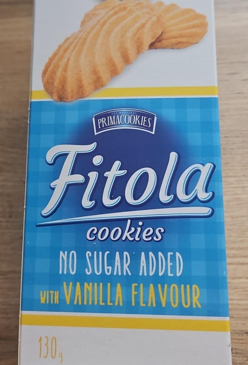 Fotografie - Cookies with Vanilla flavour No sugar added Fitola