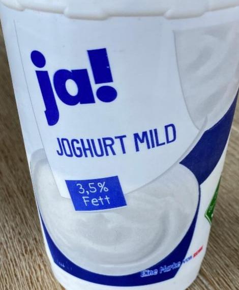 Fotografie - Joghurt Mild 3.5% Fett Ja!