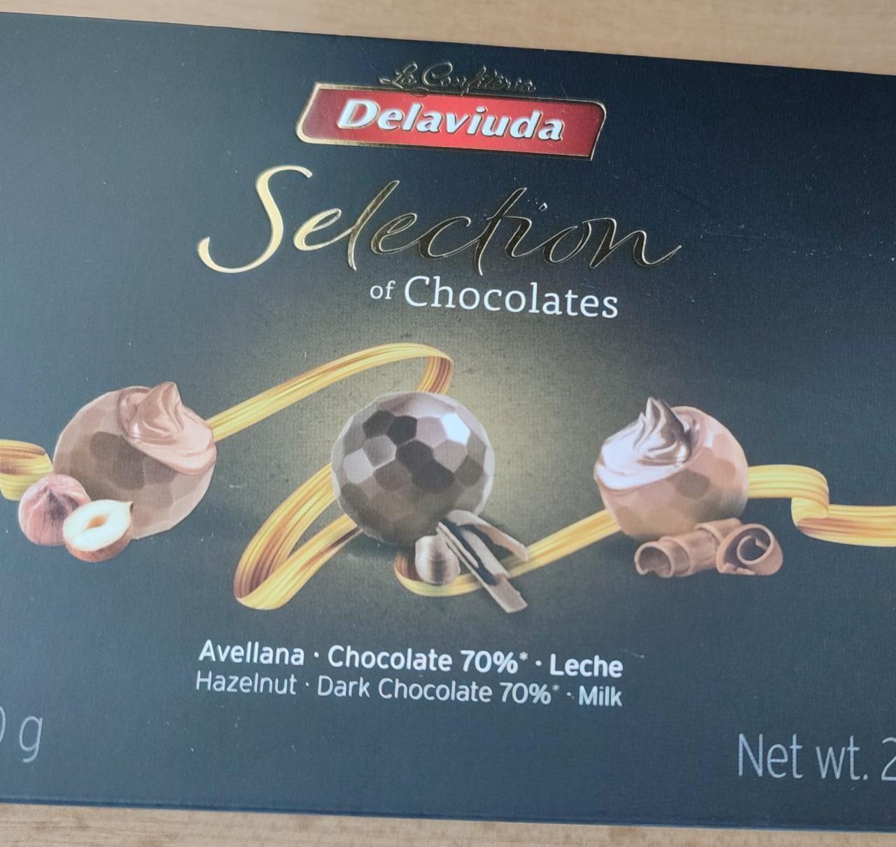 Fotografie - Selection of Chocolates 70% Delaviuda