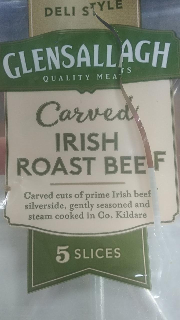 Fotografie - Carved Irish Roast Beef Glensallagh