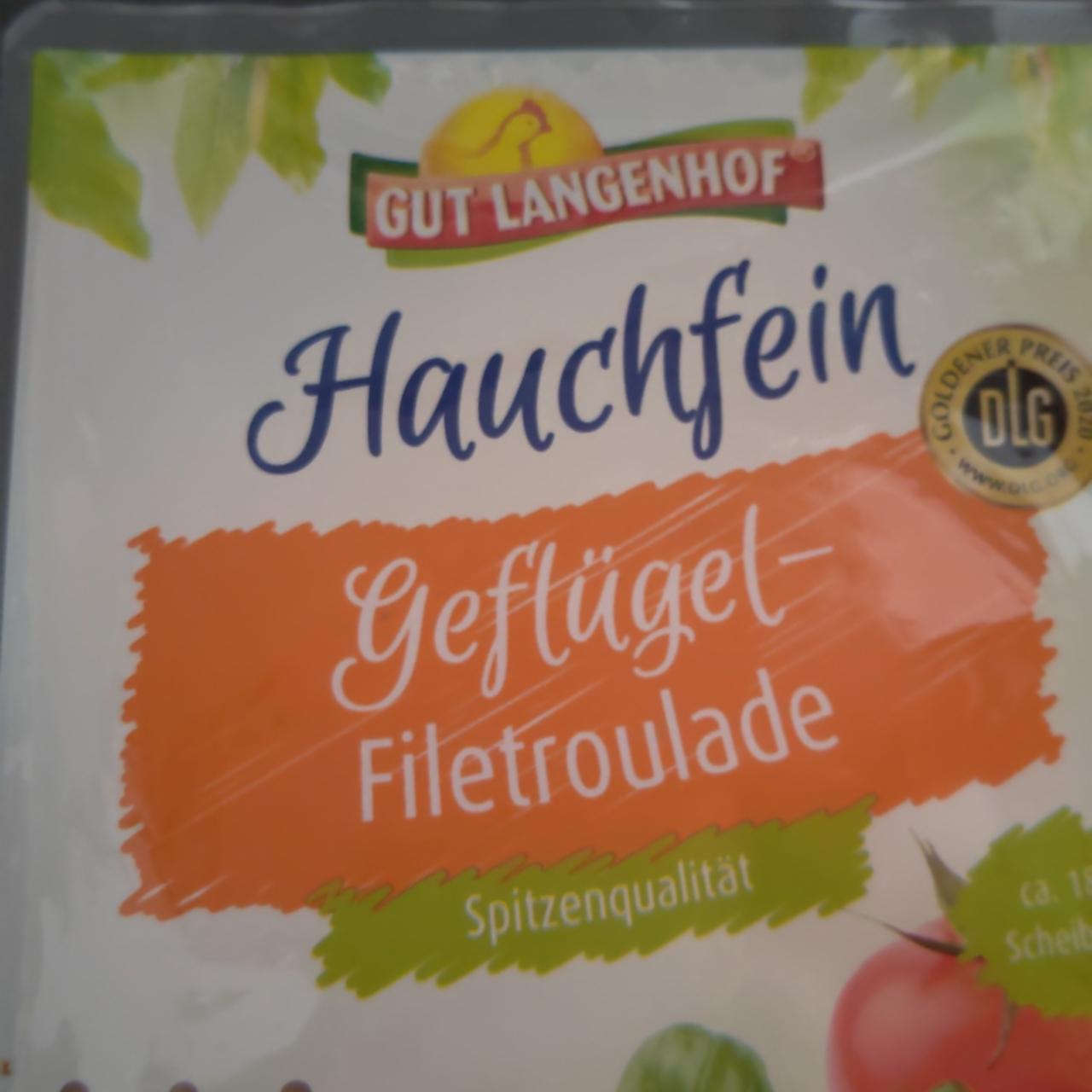 Fotografie - Hauchfein Geflügel Filetroulade Gut Langenhof