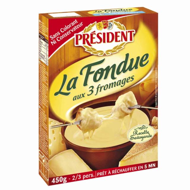 Fotografie - La Fondue aux 3 fromages (ze tří druhů sýrů) Président