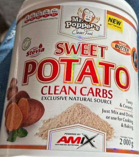 Fotografie - Sweet potato clean carbs Peanut Butter Mr. Popper's Amix Nutrition