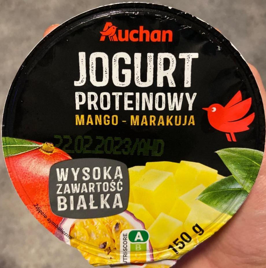 Fotografie - Jogurt proteinowy mango-marakuja Auchan