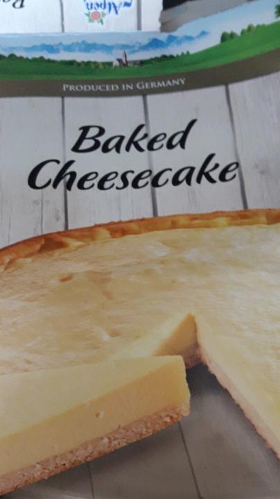Fotografie - Baked cheesecake Alpen fest