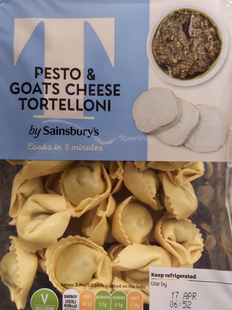 Fotografie - Pesto & Goats Cheese Tortelloni by Sainsbury's
