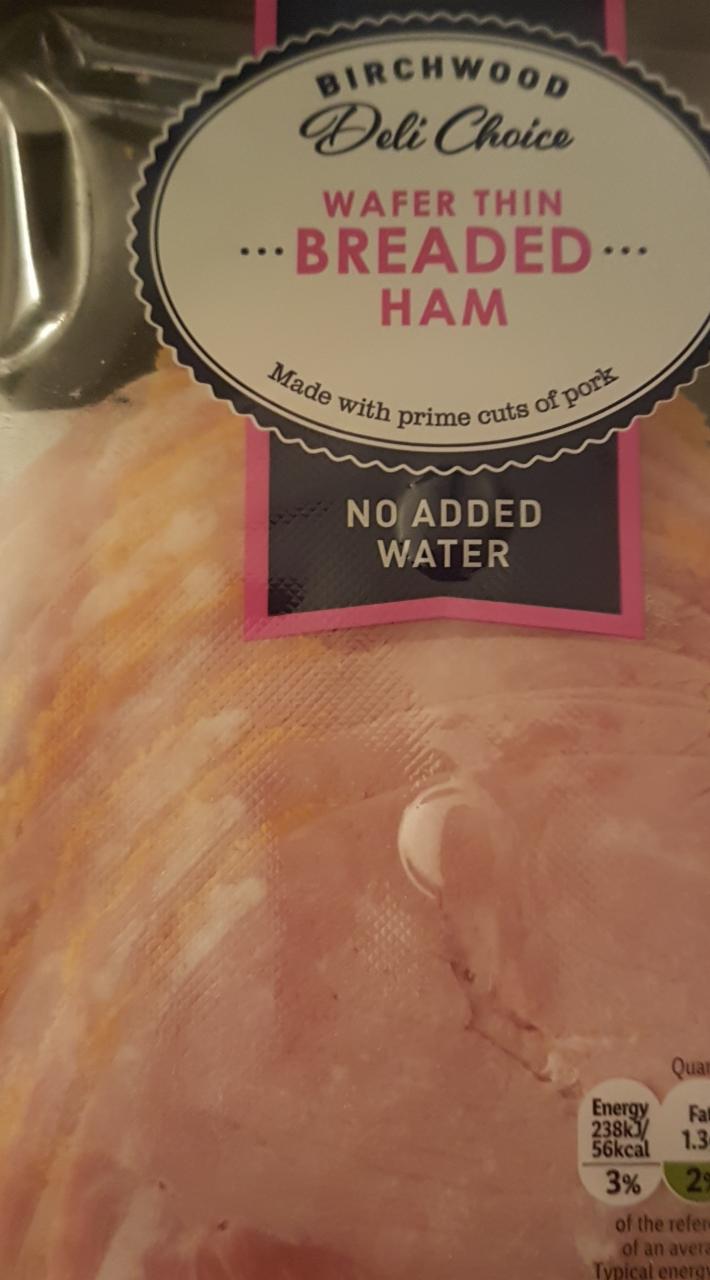 Fotografie - Wafer Thin Breaded Ham Birchwood