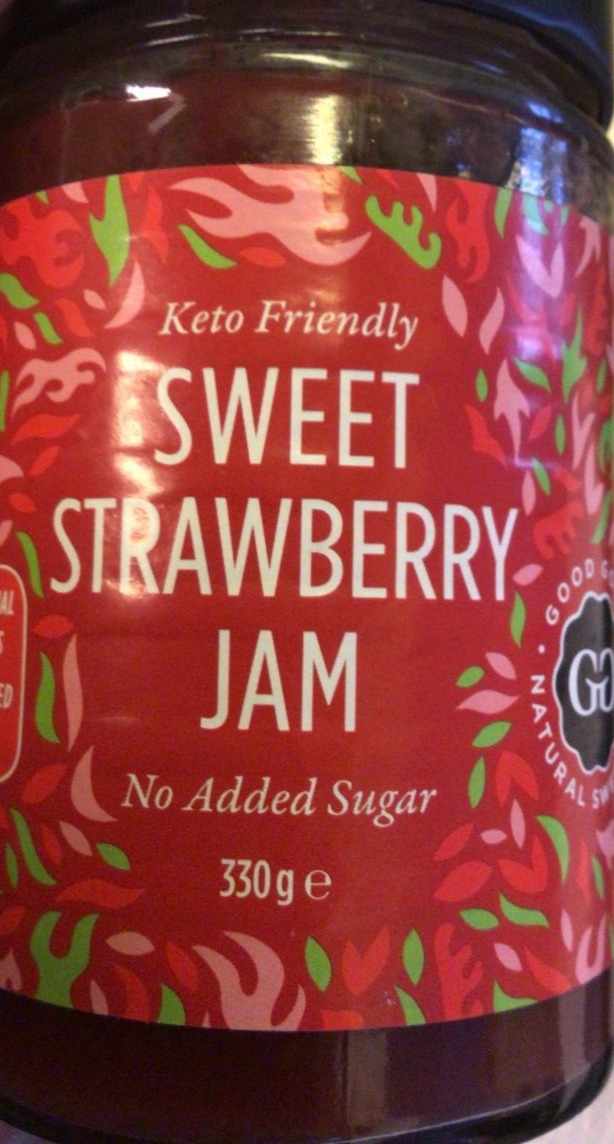 Fotografie - stevia strawberry jam Keto Friendly Good Good