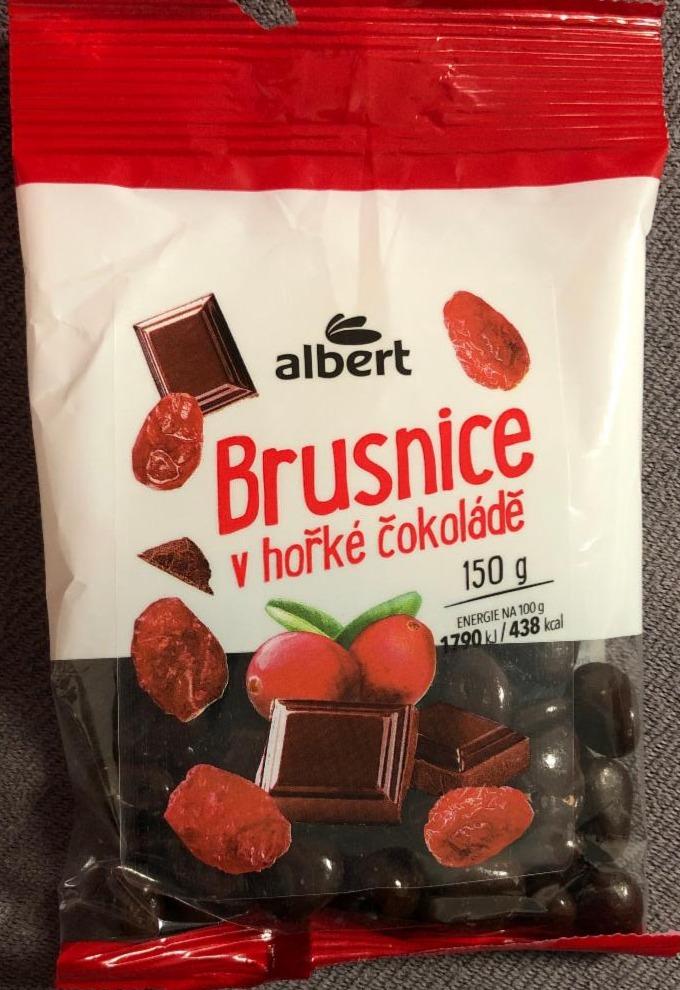 Fotografie - Brusnice v hořké čokoládě Albert