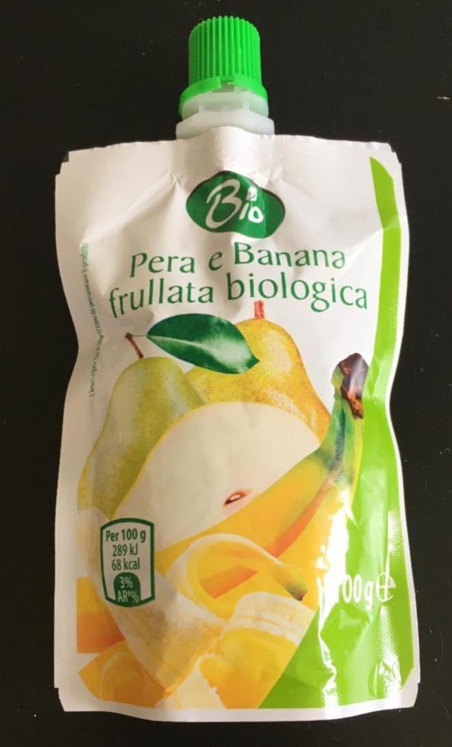 Fotografie - Pera e Banana frullata biologica Bio