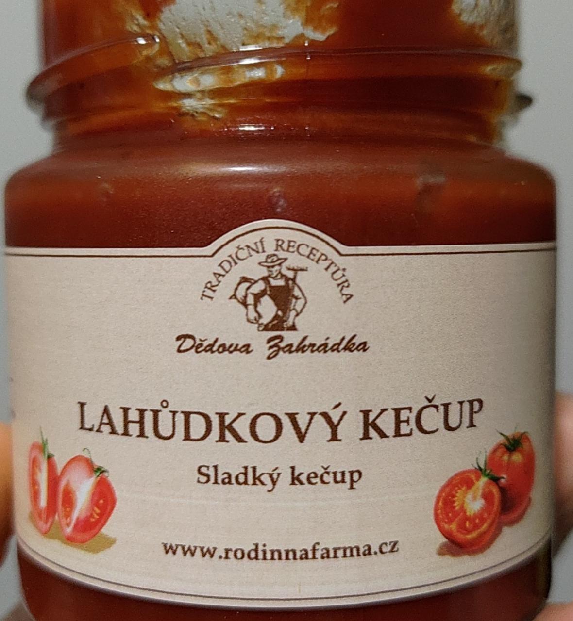 Fotografie - Lahůdkový kečup sladký Dědova Zahrádka