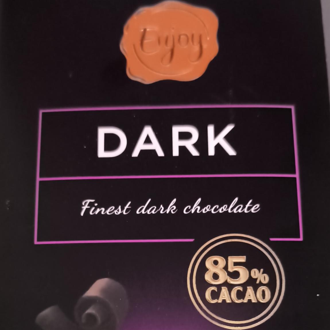 Fotografie - Finest dark chocolate 85% cacao Enjoy