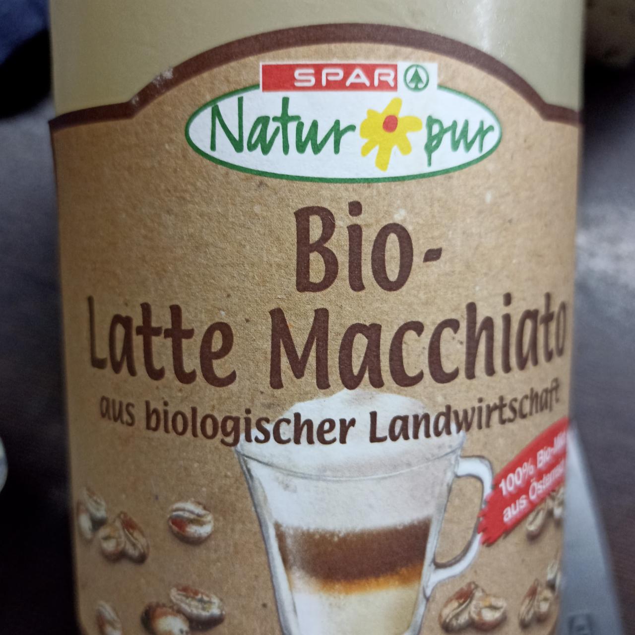 Fotografie - Bio-Latte Macchiato Spar Natur pur