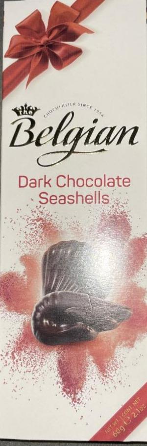 Fotografie - Belgian Chocolate Bonbons Dark Seashells