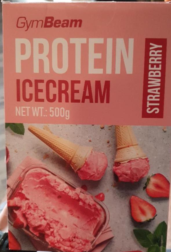 Fotografie - Protein IceCream Strawberry GymBeam