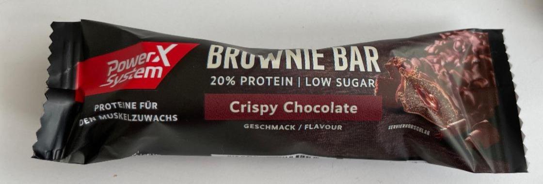 Fotografie - Brownie Bar Crispy Chocolate Power X System