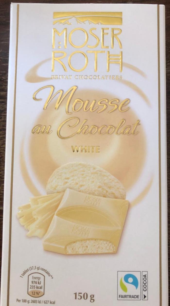 Fotografie - Mousse au Chocolat White Moser Roth