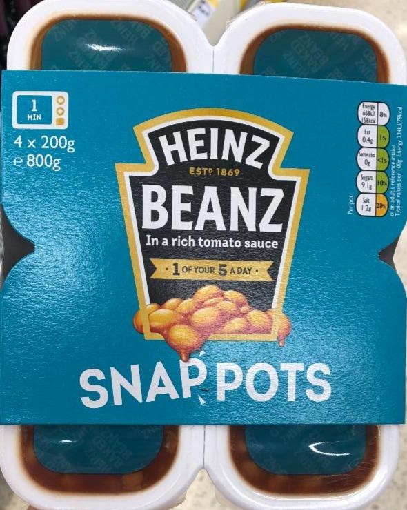 Fotografie - Beans in rich tomato sauce snap pots Heinz