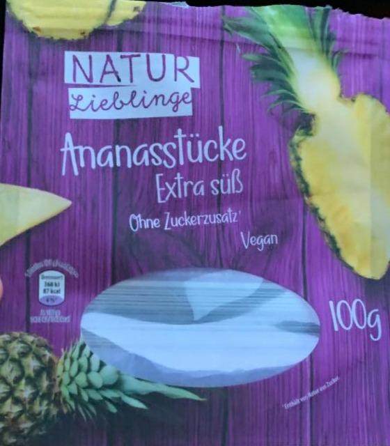 Fotografie - Ananasstücke Extra süß NATUR Lieblinge